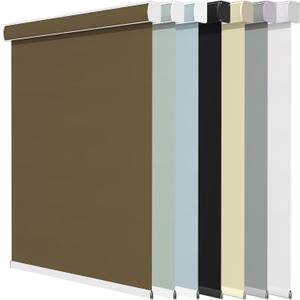 MYshade Custom Size Blinds Blackout Shades for Indoor Windows, Cordless Roller Shades Fabric Room Darkening Inside Outside Mount Customized Blinds