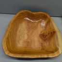 Creative Wood Bowl Root Carved Bowl Handmade Natural Real Wood Candy Serving Bowl (12"-14")