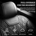 for GMC Terrain 2010-2025 2026 Car Seat Covers, Full Set, Black