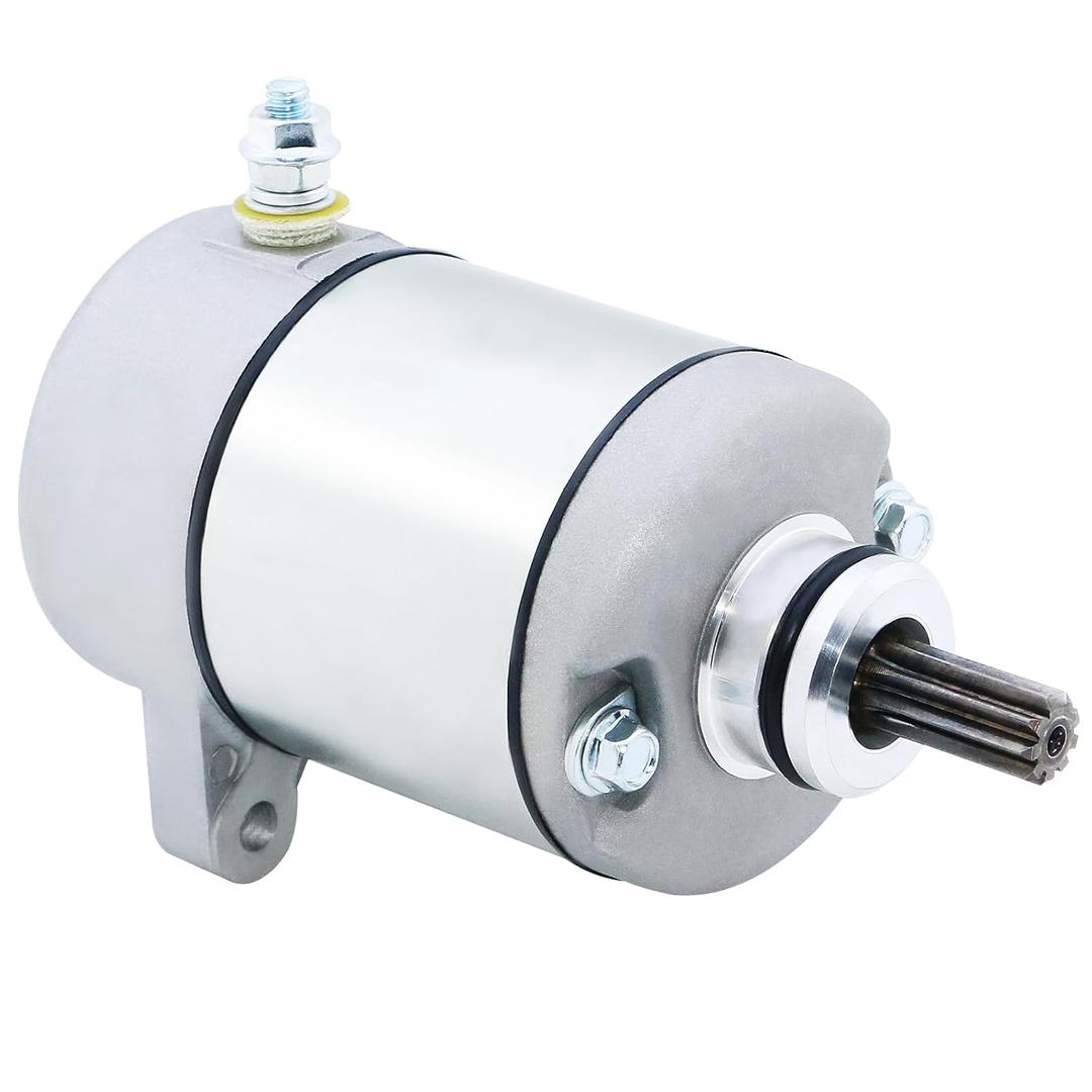 Starter Replacement New for 00-06 Honda Rancher 350 FourTrax, TRX350 4x4 ES, TRX350FE TRX350FM TRX350TE TRX350TM 2000-2006, 12V, Metal, SMU0215, Powersports