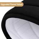 Buganda Memory Foam Bathroom Rug Mat 30x20, Extra Soft and Absorbent Bath Mats, Non-Slip and Machine Washable Bath Rugs for Bathroom Floor,Tub and Shower, Black