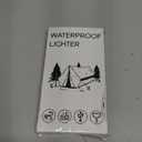 2 Pack Waterproof Lighter Outdoor Windproof Torch Lighters Dual Arc Butane Electric Lighters USB Rechargeable Lighters Flameless Plasma Lighter Camping Hiking Adventure Survival Tactical Gear