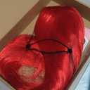 2PCS Christmas Nightmare Costume for Women 3D printed Halloween Cosplay Bodysuit Adults Dress Up Set With Red Wig (X-Large)