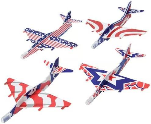 US Toy Patriotic Gliders (Pack of 10)