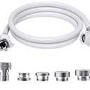 Washing Machine Hoses, Portable Water Inlet Connection and Supply Line, (90 Degree Elbow) quick connect