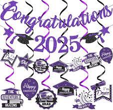 Congrats Grad Banner Graduation Party Decorations Graduation Banner Grade Decorations Class of 2025 with Congrats Decorations for 2025 Grade Decor