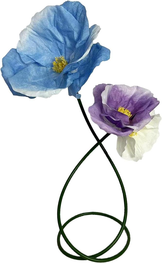 Blue Purple Yellow Flowers Decoration for Party
