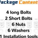 924-310 Ranger Bed Bolst fit for Ford 1983-2011 2010 2009 2008 2007 2006 2005 2004 2003 2002 2001 2000 1999 1998 1997 1996 1995 Ranger Bed Mounting Bolt Nut Hardware Kit Mazda B2300 B2500 B3000 B4000