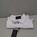 J.VER White Dress Shirt for Men Stretch Long Sleeve Formal Shirt Solid Business Casual Button Down Shirts for Wedding Prom