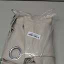 NICETOWN Blackout Natural Curtains for Bedroom - Window Treatment Thermal Insulated Grommet Solid Drapes Thermal Curtains Sound Reducing for Basement/Kitchen, 2 Panels, W37 x L54