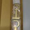 BlastHome Non-Adjustable Luxury Curtain Rods for Windows, 1  Rod Set, 3 1/2 foot Fixed Length, Brushed Gold