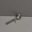 Saebye Portion Scoop - #8 (4 oz) - Disher, Large Cookie Scoop, Food Scoops, Muffin Scoops - Portion Control - 18/8 Stainless Steel, Grey Handle