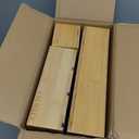 Calmbee 9 IN 1 Storage Bag Organizer for Kitchen Drawer, Bamboo Foil and Plastic Wrap with Cutter, Organizers Compatible Gallon, Quart, Sandwich Snack Size (Natural)