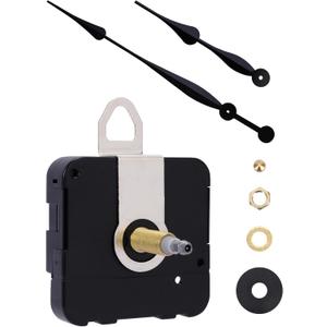 High Torque Clock Movement Kit Extended Shaft for 24'' to 28'' Large Wall Clocks, Tick Movement (Non-Silent) (No Second Hand), Battery-Powered DIY Repair (Thread Length: 13/16 Inch)
