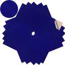 Gersoniel 5 Sheets Adhesive Graduation Cap Velvet Topper Decorations, 10x10 Inch Self-Adhesive Fabric Cardstock Grad Cap Cover for Graduation Hat Topper Craft DIY(Royal Blue)