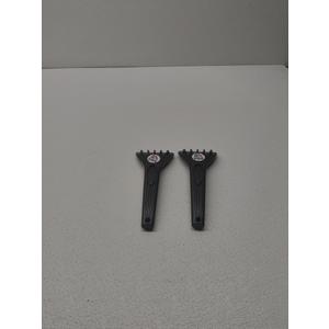 Bigfoot 9" Heavy Duty Ice Sraper - Car Glovebox Size - Polyethylene 1700, Pack of 2