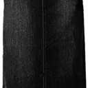 Long Denim Skirt for Women Casual A-Line Denim Maxi Skirt Stretch High Waisted Jean Skirt with Pocket Blue, Size 6