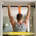 WELSPO Pull Up Assistance Bands, Adjustable Heavy Duty Resistance Band for Pull Up Bar, Pull Up Assist Bands with Feet Rest for Strength Training, Home Fitness Workout Equipment, Height Adjustable