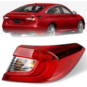 Taillight Assembly for Honda Accord Sedan 2018-2022 - Brake Tail Light Replaces for 33500TVAA01 and HO2805118 - Outer Tail Lamp for Passenger Right Side RH