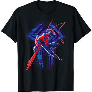 Marvel Spider-Man: Across the Spider-Verse 2099 Glitch T-Shirt
, M