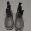 HISEA Kid's Deck Boots Waterproof Lightweight Ankle Rain Boots for Boys Girls Rubber Boots Non-slip Child Rain Shoes 7