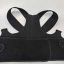 Breathable Posture Corrector for Women Men - Lightweight Upper Back Brace for Pain Relief from Shoulder, Neck, Clavicle / Upper Spine Straightener Support for Hunchback Bad Posture Under Clothes Large