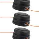 RANSOTO AH1531 Trimmer Head Replacement Rapid Reload Plus (Anti-Clockwise) Compatible with EGO Power+ STA1500 BC3800E ST1530 ST1530E ST1534 MST1501 MHC1502 15'' String Trimmer (3 Packs)