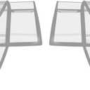 2-Pack Shower Door Bottom Seal (3/8'' X 39'') Glass Shower Door Seal Strip with Drip Rail Frameless Shower Door Sweep can Covers up to 13mm Gap