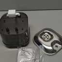 Wireless Cat Water Fountain Cordless with External Pump, 5000MAh Battery Operated, 68oz Rechargeable Automatic Pet Cat Fountains for Drinking with Motion Sensor, Quiet Pump(1 Filter) (Transparent Black)