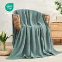 EMME Cotton Blanket Twin XL for Bed Soft Muslin Blankets 66"x90" Lightweight Breathable Layering Bedspread Coverlet All Season Gauze, Teal