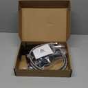 Bathroom Faucet Matte Black Modern Waterfall Bathroom Sink Faucet with Single Handle Suitable for 1 or 3 Holes,Supply Deck Plate and Hose