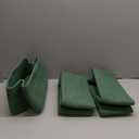 3-Pack Storage Baskets for Organizing | Woven Shelf Toy Basket | Rope Baskets for Gifts Empty | Closet Organizer Bins with Handles | Cube Decorative Box | 13.77.16.7 | Dark Green