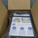 HOWDIA 3-Tier Over The Sink Dish Drying Rack,Stainless Steel Dish Rack with Cutlery Holder & Chopping Board Rack, 33.9 x 11.4 x 32.3 for Maximum Kitchen StorageBlack