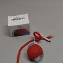 Automatic Interactive Cat Toys Ball, Motion Activated Kitten Toys with Twitchy Tail, 3 Speed Modes & Rechargeable Battery, Fun Indoor Cat Enrichment Toys for Small Medium Large Cats (Red)