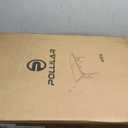 Folding Table 6FT HDPE 6 Foot Foldable Table Portable Banquet Surface Fold-in-Half Desk Utility for Working Meeting Parties, Picnic, Camping, Weddings, Catering, Garden Dining-White