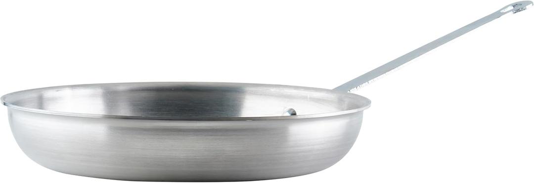 Winco Commercial-Grade Aluminium Fry Pan/Skillet, Natural Finish, 12"
