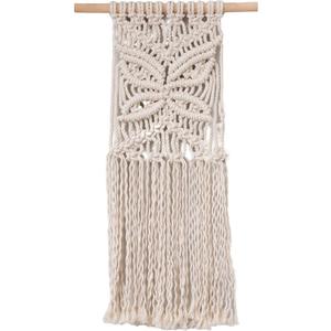 LEISURE ARTS Macrame Kit Butterfly, Macrame Kits for Adults Beginners, Wall Hanger Kit, Beginners Kit, DIY Kit Beginner