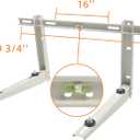 JEACENT Outdoor Wall Mounting Bracket for Ductless Mini Split Air Conditioner Heat Pump Systems, Universal, 9000-36000 Btu Condenser