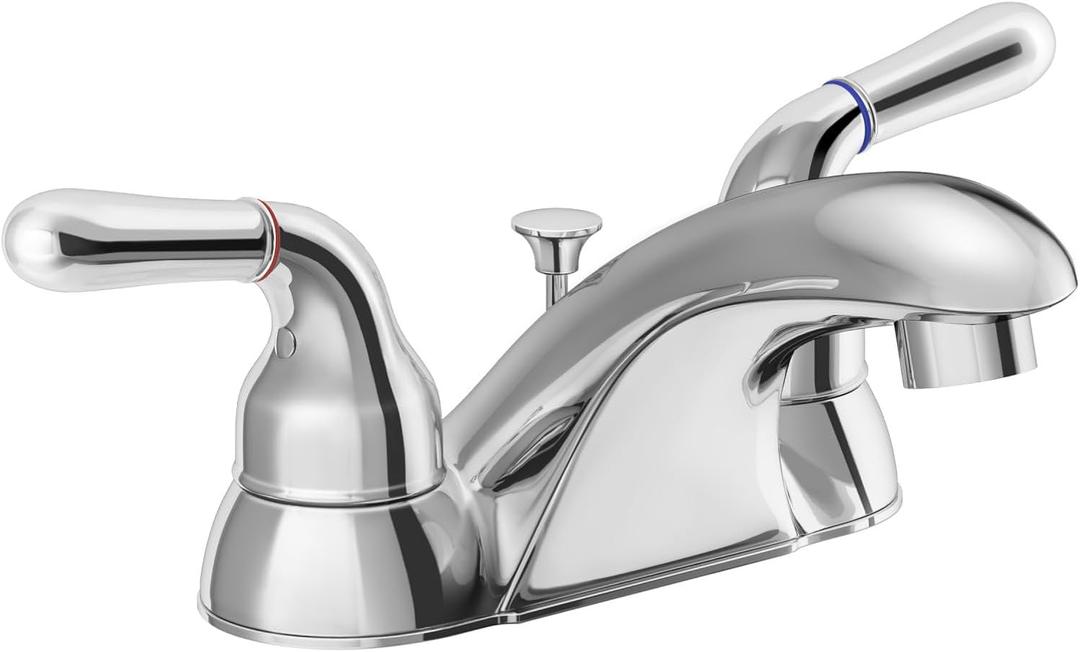 PROFLO PFWSC5247 52 Series 1.2 GPM Centerset Bathroom Faucet with Pop-Up Drain Assembly - Chrome
