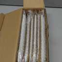 Miicol Rectangle Serving Platters Set of 6, White Serving Plates 23x12cm, Ceramic Dinner Plates for Dessert, Sushi, Side Dishes, Party