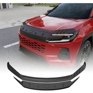 powoq 2PCS Hood Protector Compatible with 2026 Toyota RAV4 Deflector Upgraded TPE Shield Hood Deflector Replacement for 2026 Toyota RAV4 Accessories