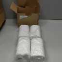 Child Proof Outlet Box Cover, Double Lock System, White, Large Interior Space 4 Pack