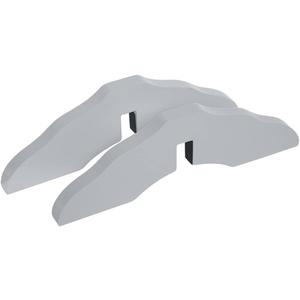 unipaws Support Feet for Wood Pet Gate, Freestanding Dog Gate, Set of 2, Design for 0.71 inches Thickness Panel, Light Gray