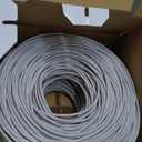 MONK CABLES | CAT6 Plenum Cable 1000ft | UTP, 23AWG, 550MHz | DSX-8000 Certified | Most Certified Cable of The Whole Market (White)