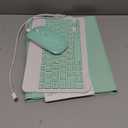 AnMengXinLing Keyboard Case for iPad Air 11 inch (M3 2025/M2 2024) with Mouse, Case for iPad Air 5th/4th Gen with Keyboard Cover with Pencil Holder, Green