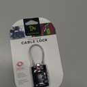 Travelon TSA Accepted Luggage Cable Lock, Black, One Size