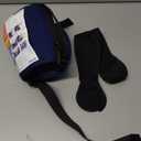 Travel Pillows for Airplanes with Sleep Eye Mask, Chin Strap, Airplane Pillow for Long Flights, Car Road Trip, 360 Support Headrest, Stop Bobblehead, Mottled Blue