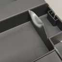 Sterilite 4 Shelf Cabinet, Lockable Utility Storage w/ Adjustable Shelves, Gray - Plastic Shelving Unit for Organizing Garage, Pantry, Basement, Laundry Room or Mudroom