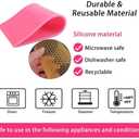 2Pcs Silicone Honeycomb Fondant Cake Mold, Lace Mat Mould, Embossing Mat, Kitchen Baking Cooking Tool