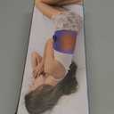 Heating Pad Back Pain Relief Electric Heating Pad for Period Cramps Lower Back Neck Shoulders Pain Relief 6-Hour Auto Off 12x24 Heated Pad + 20" Belt 4 Timer 6 Heat Level Wrap (Purple)